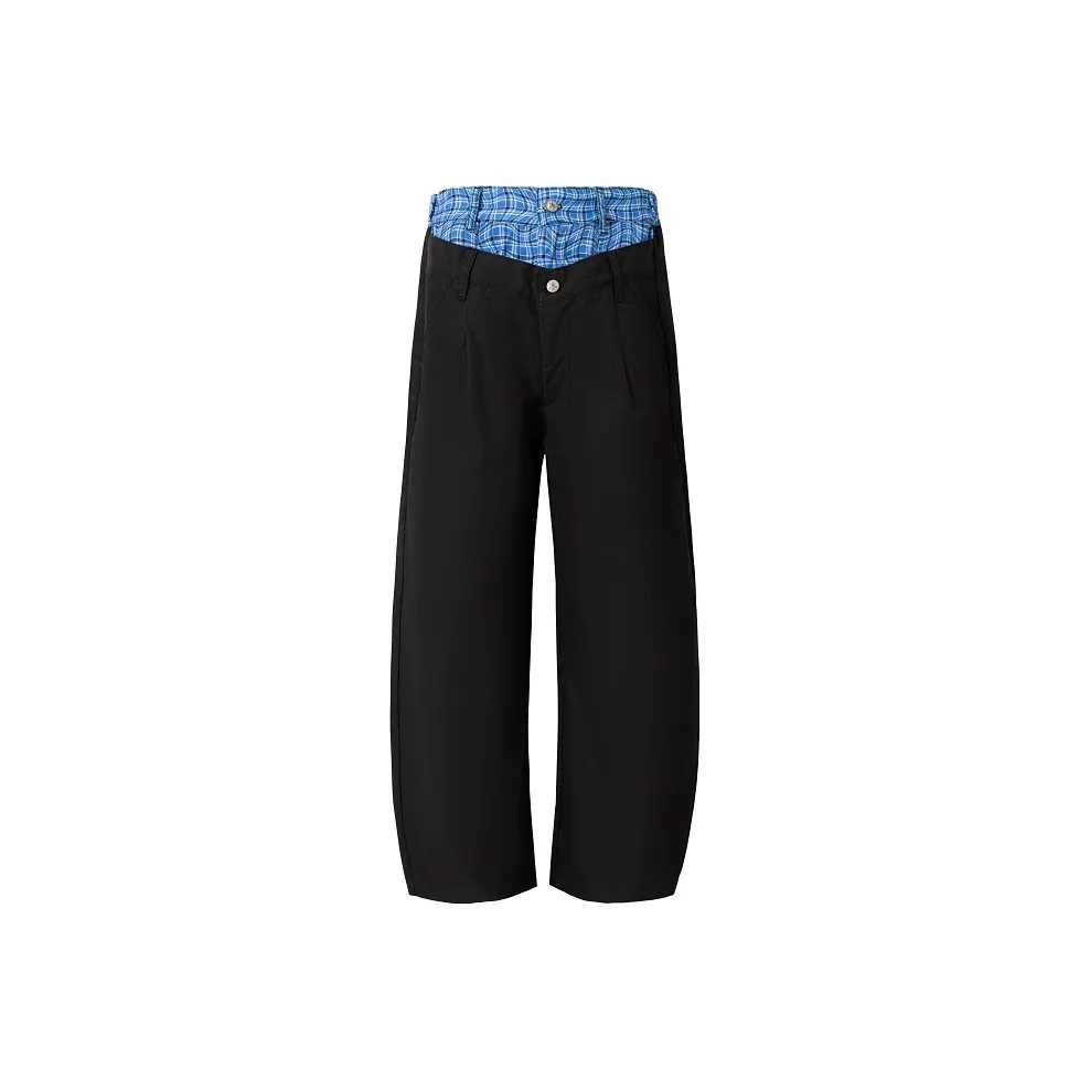 YADcrew Casual Pants Unisex Black