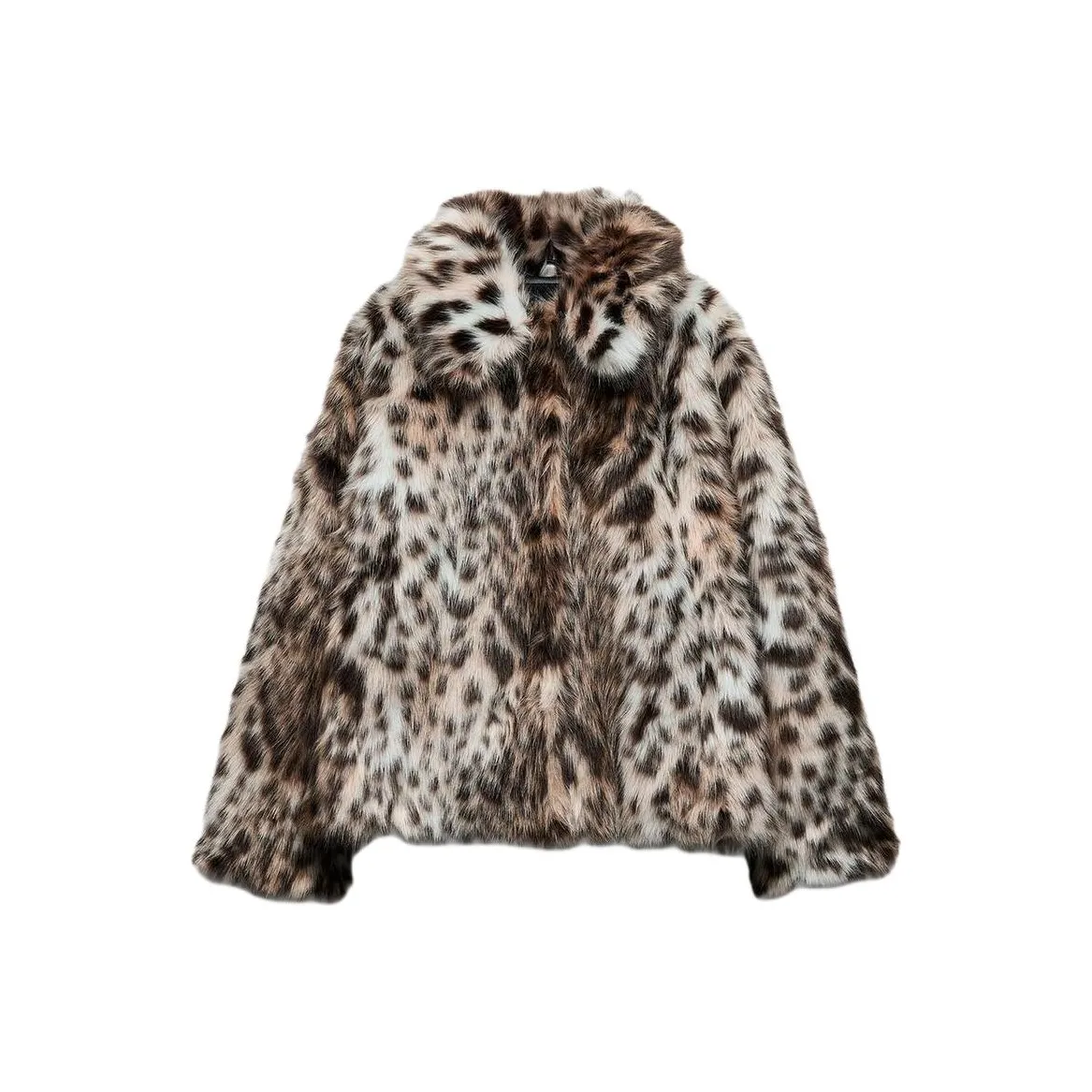 ZARA ZW Series Мех Женский Леопардовый Прит