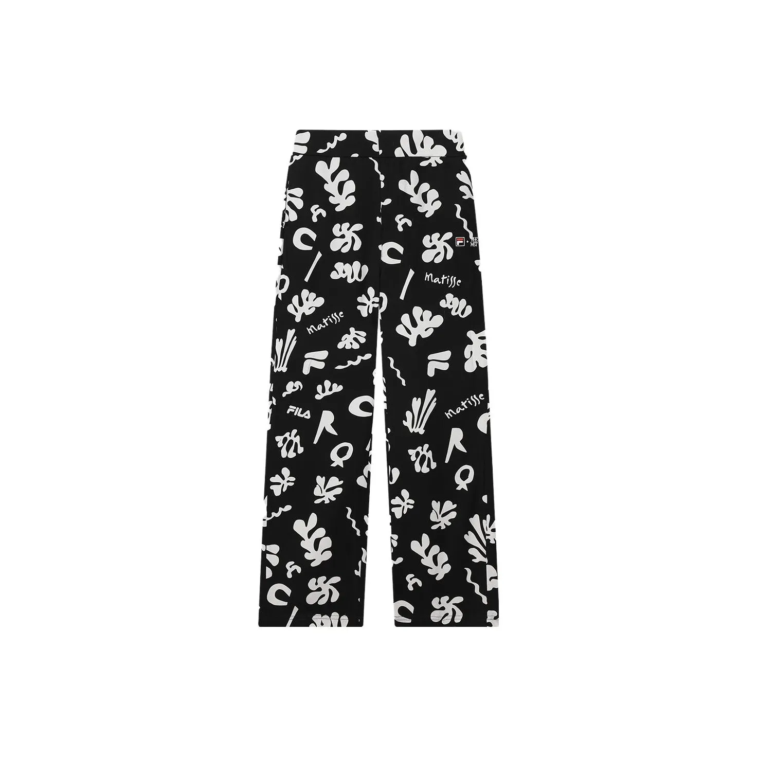 FILA X THE MET Co Брендированная Серия Повседневные Брюки Женские