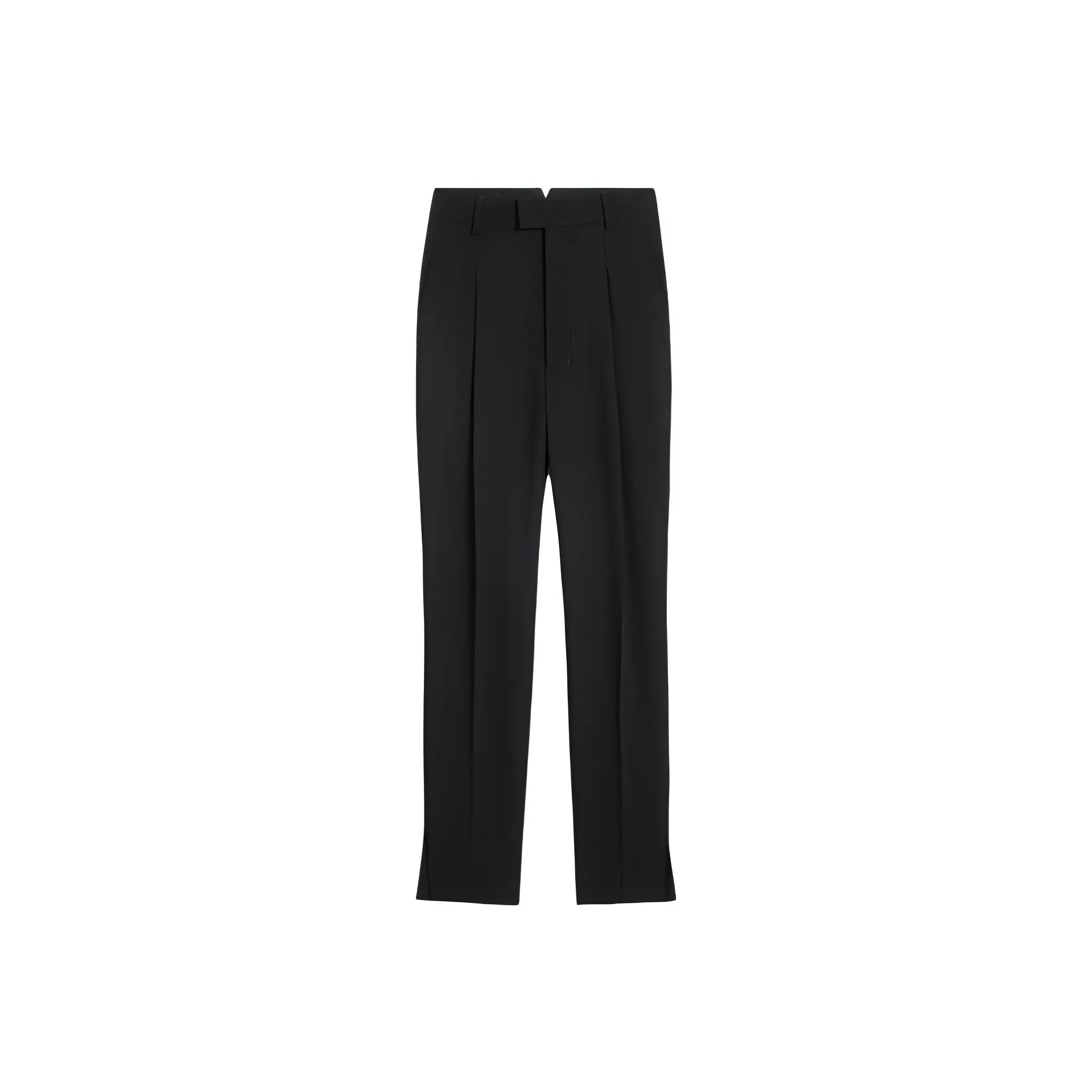 Ami Paris High Waist Cigarette Trousers
