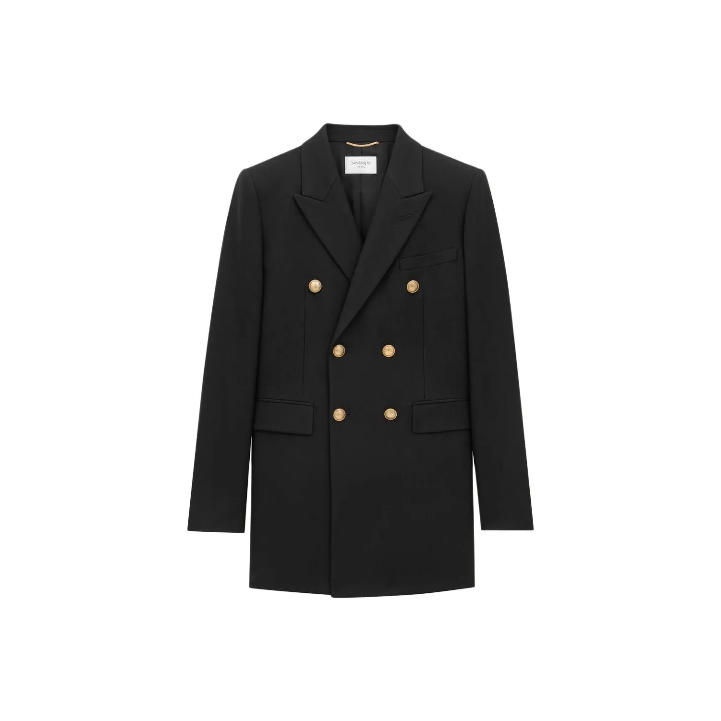 SAINT LAURENT Wool Gabardine Blazer 'Black'