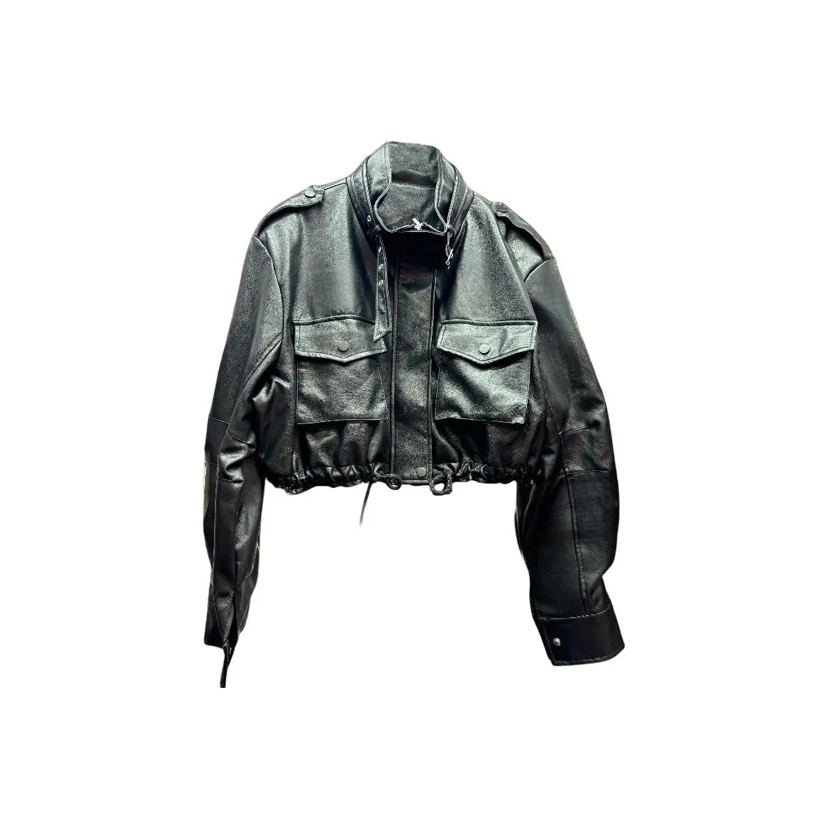 TURN UP Leather Jackets Women's