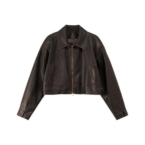 NO ONE ELSE Искусственная кожа Куртка Женская