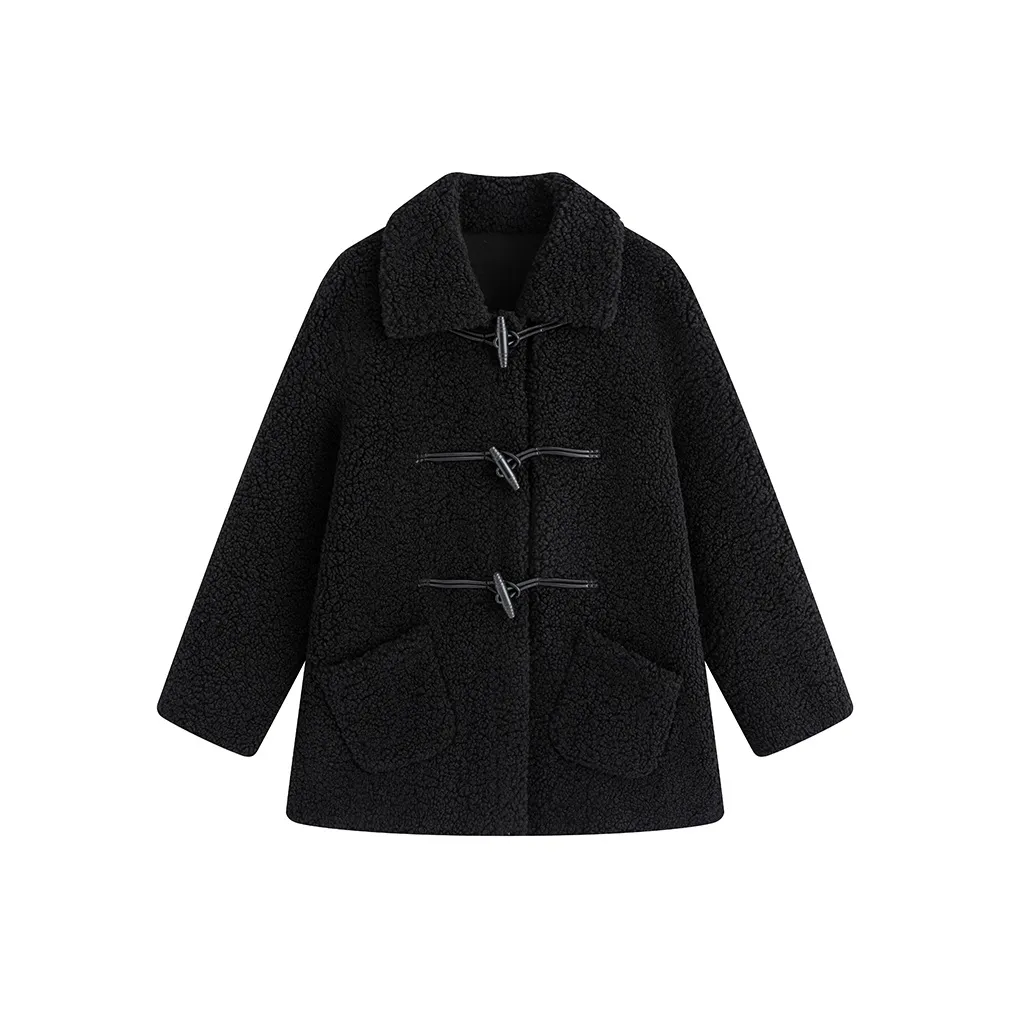 KING PRINCE Вельвет Feel Пальто Женское Черное