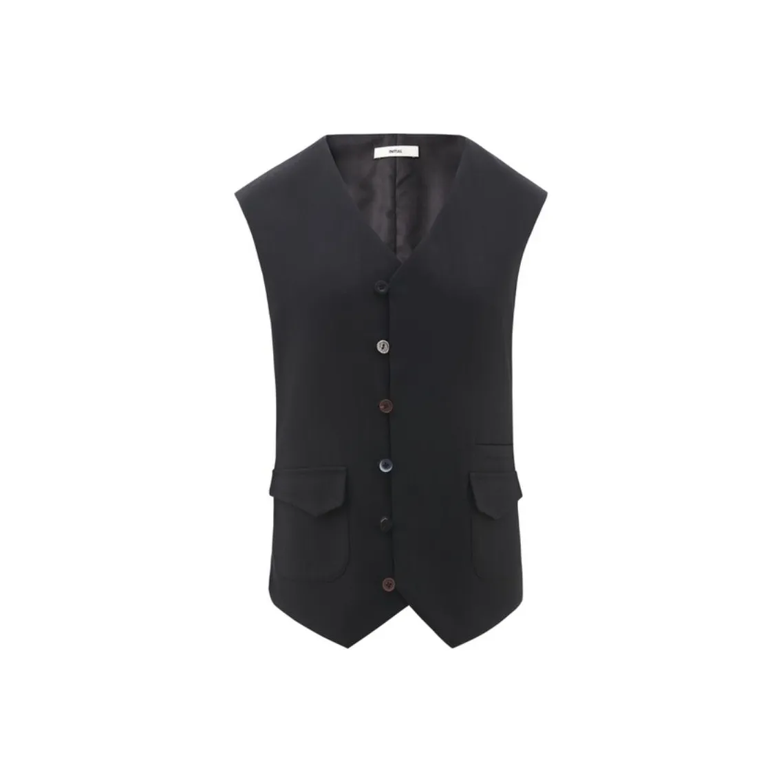 INITIAL BLK/Черный Женские Жилеты
