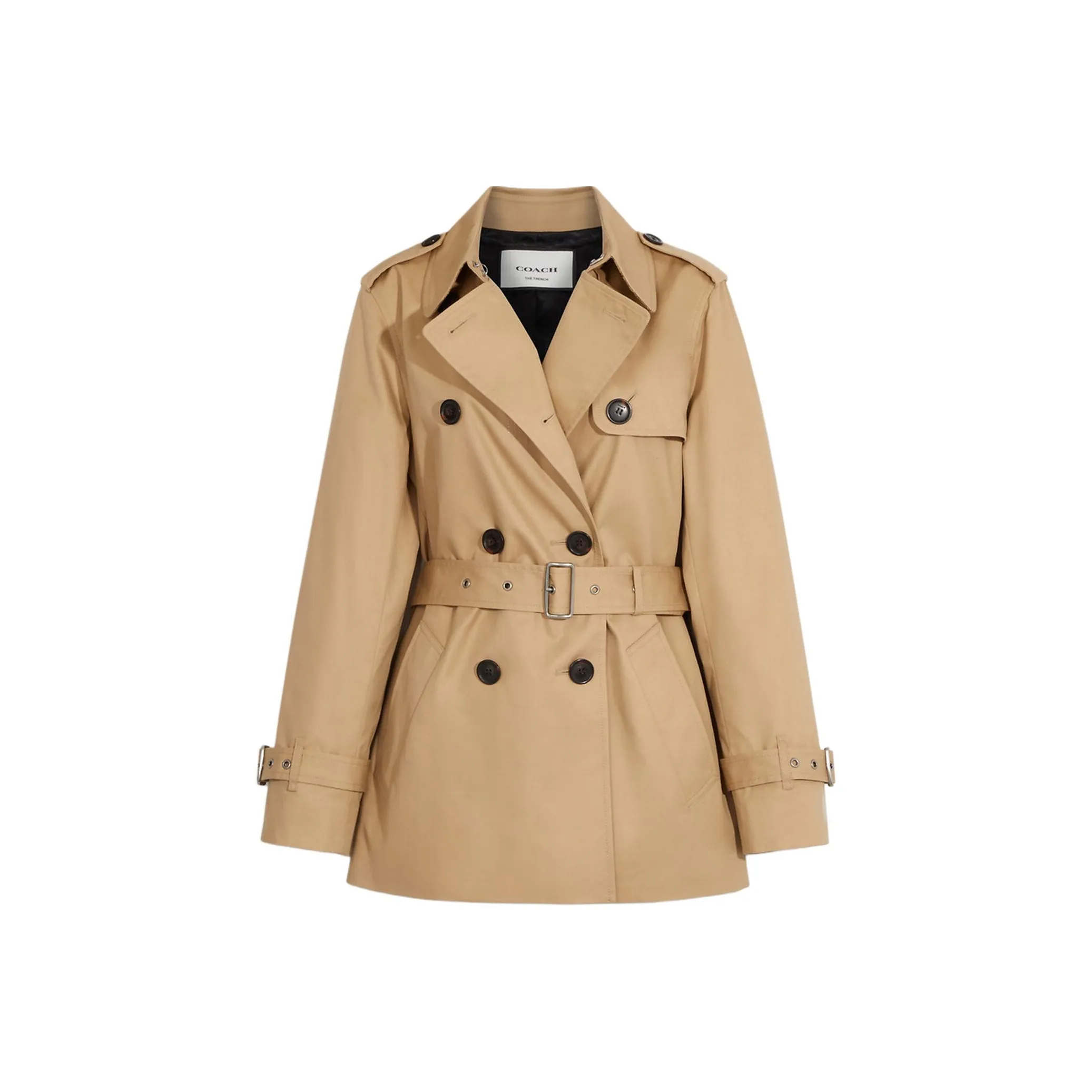 COACH Trench Coat Women's Khaki