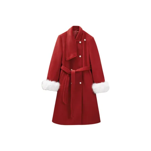 Love to serve Red Женские Пальто