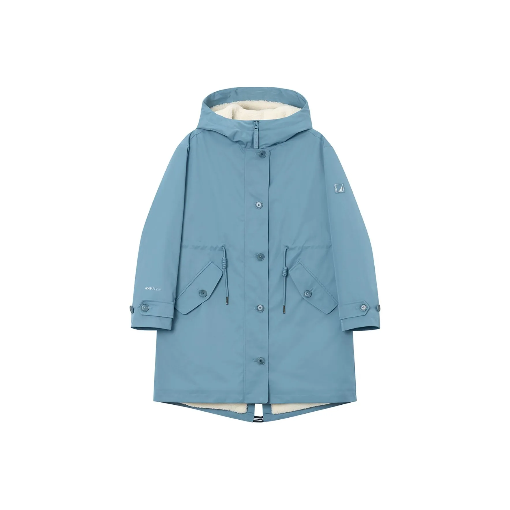 NAUTICA Trench Coat Women's Blue