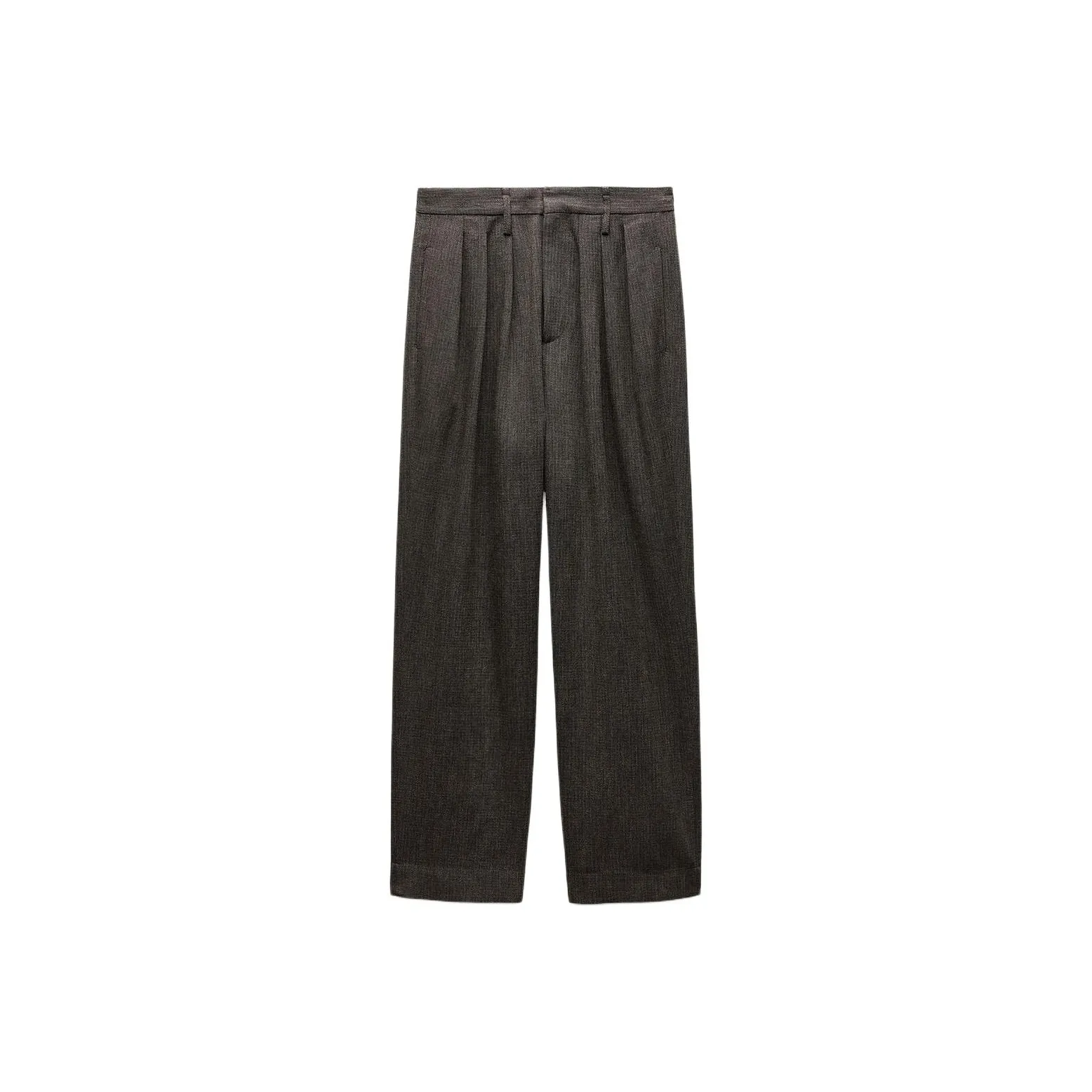 ZARA ZW Series Повседневные брюки Женские Зебра с принтом Коричневый