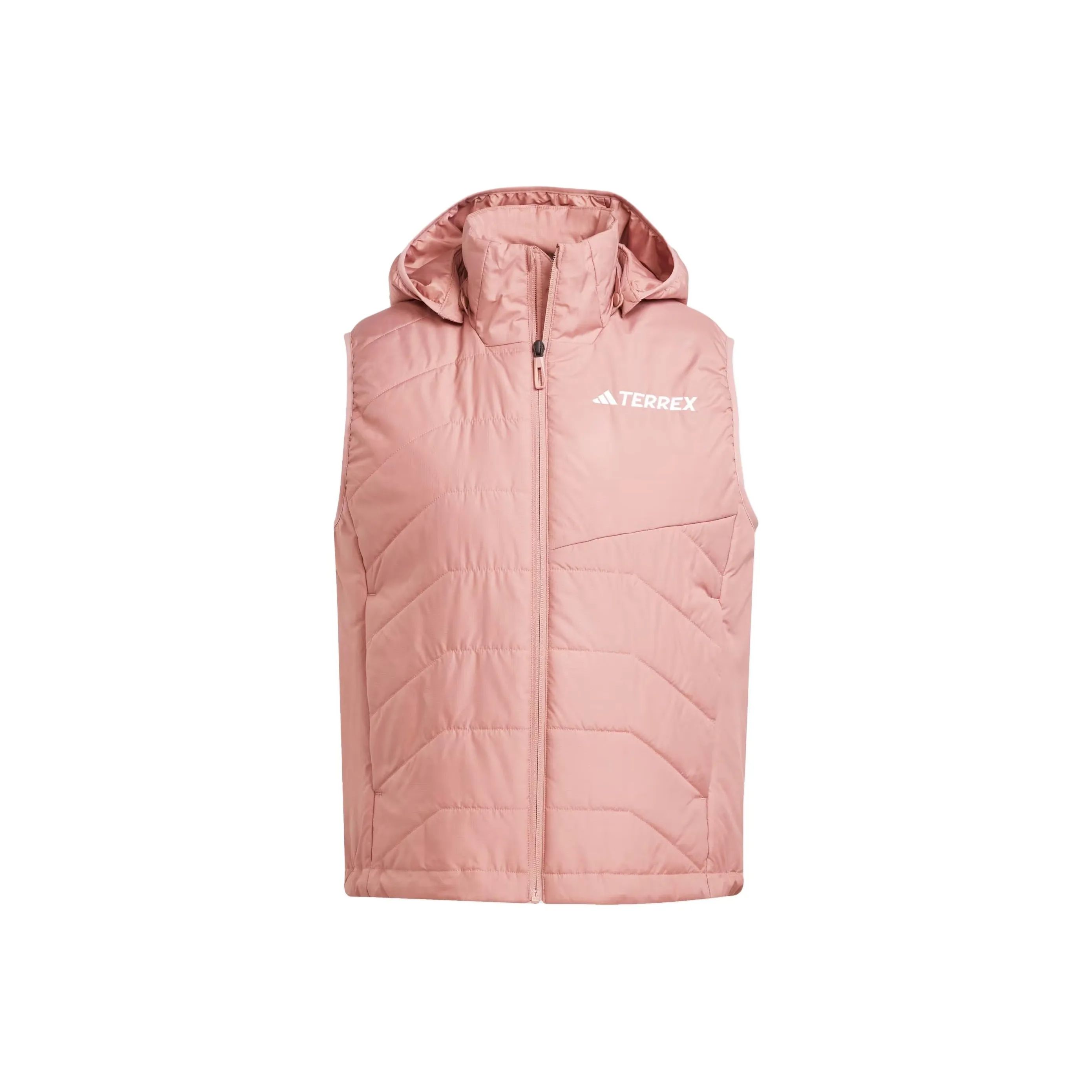 Adidas Women's Terrex Multi Climawarm Insulated Hooded Vest Warm Clay