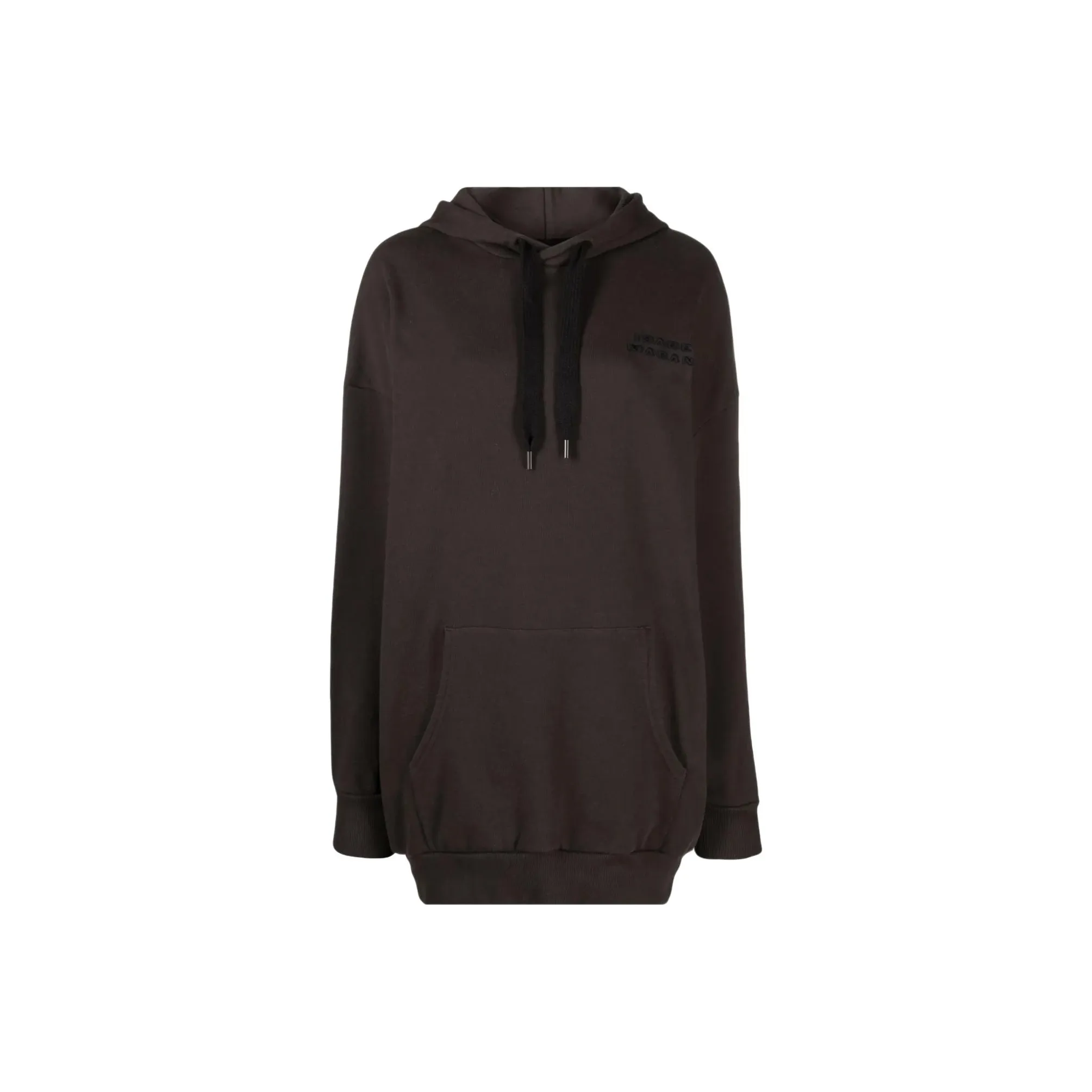 Isabel Marant Solena Logo Embroidered Drawstring Hoodie