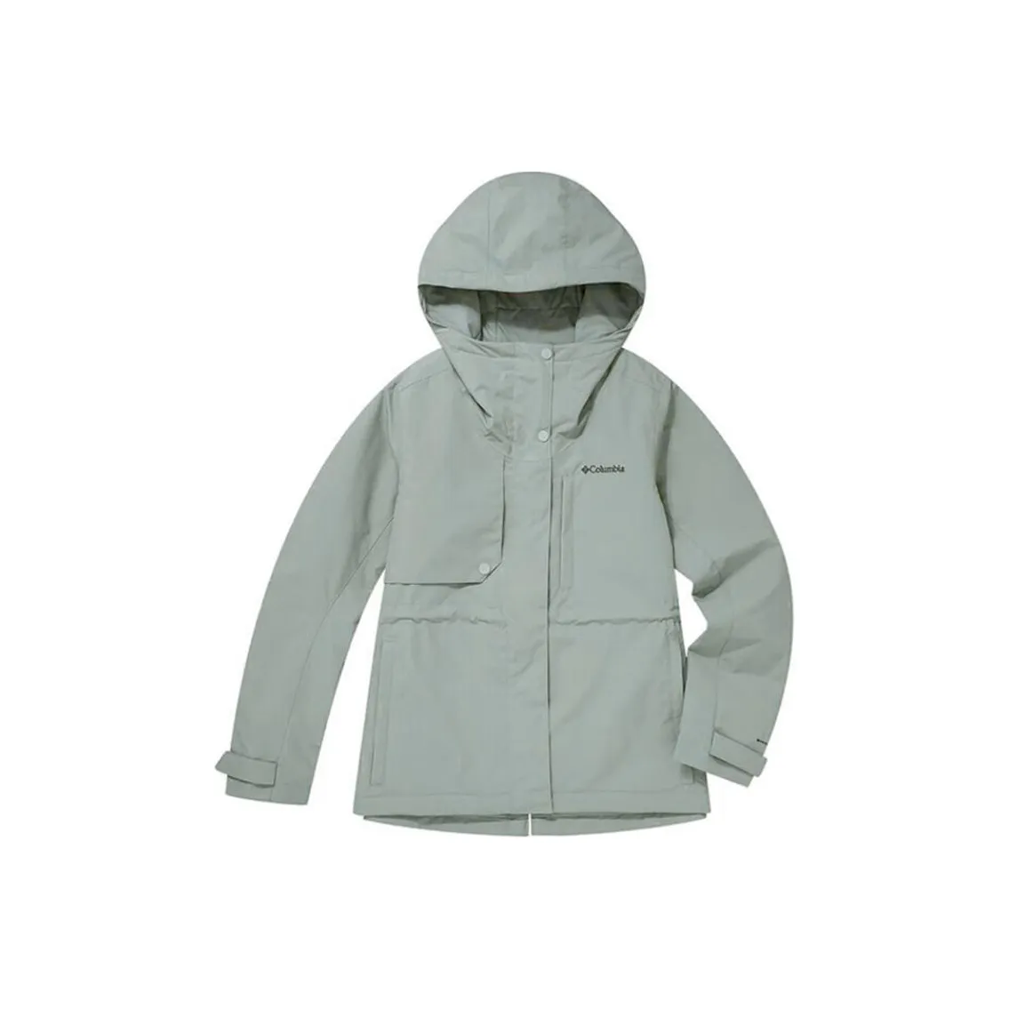 Колумбия совместная коллекция City Outdoor Водонепроницаемый Ветрозащитный и Дышащий ветровка Женская Зеленая