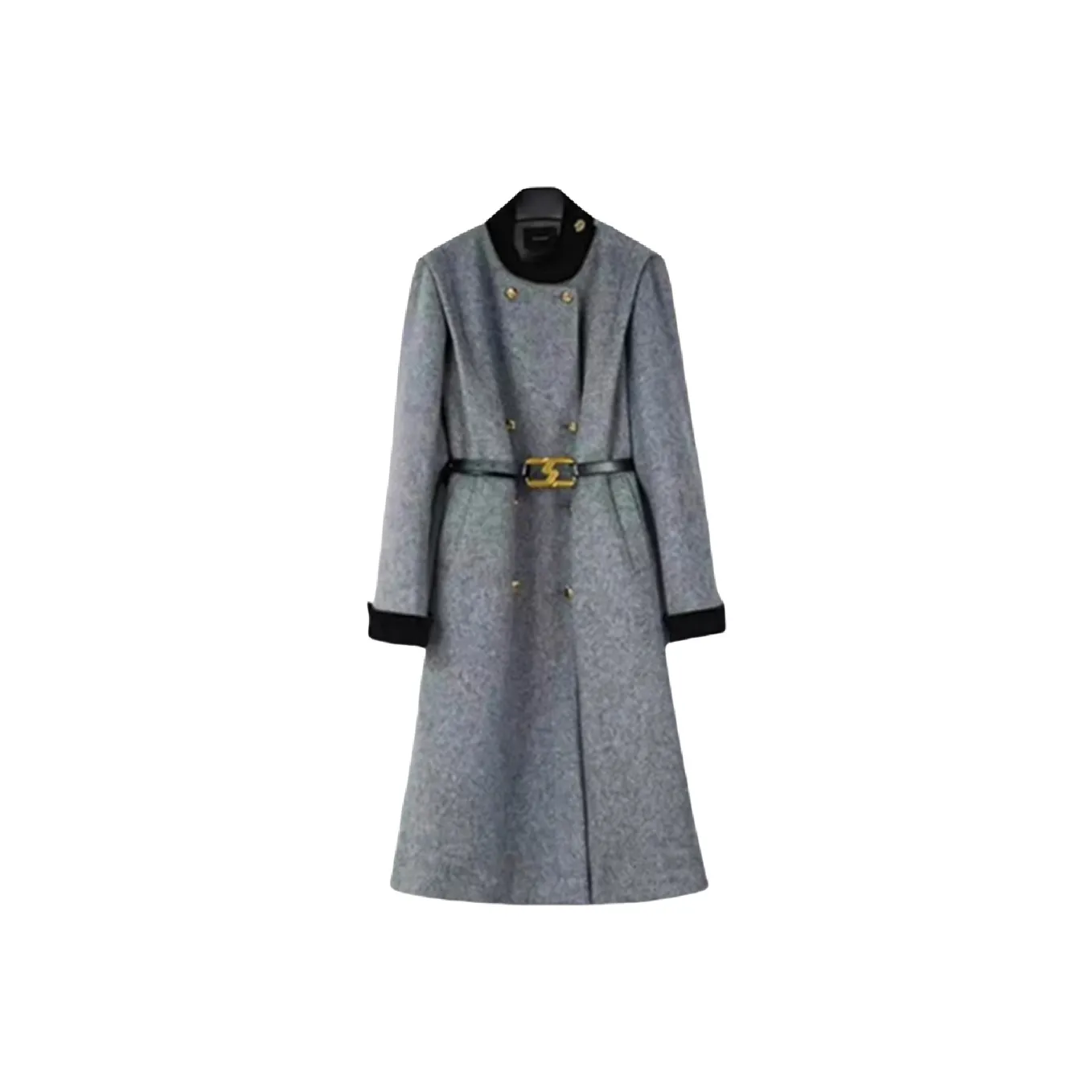 Icicofficial Бархат Feel Пальто Женское Серое