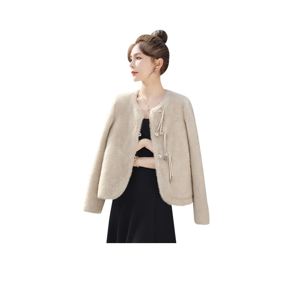 Cypress House Вельвет Feel Куртка Женская Серый Бежевый