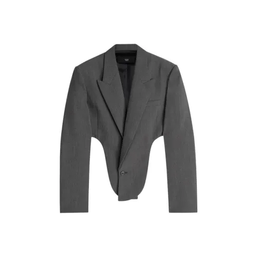 Phoebe Philo Темно-серо-коричневый Умбра Женские офисные костюмы