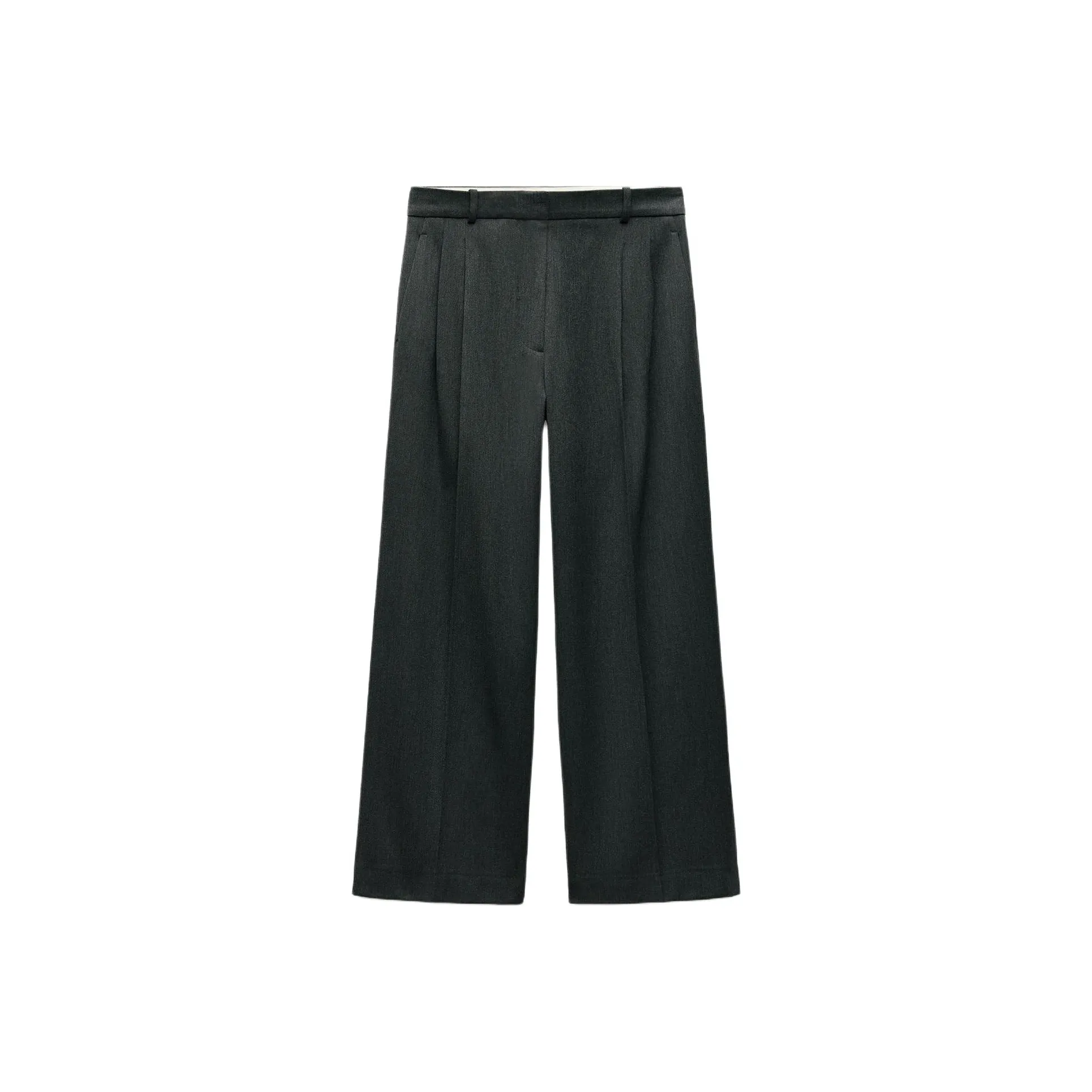 ZARA ZW Series Casual Pants Women's Zebra Print Gray