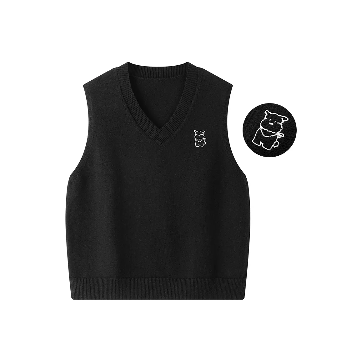 Tokyo Season Жилет Женские Черный