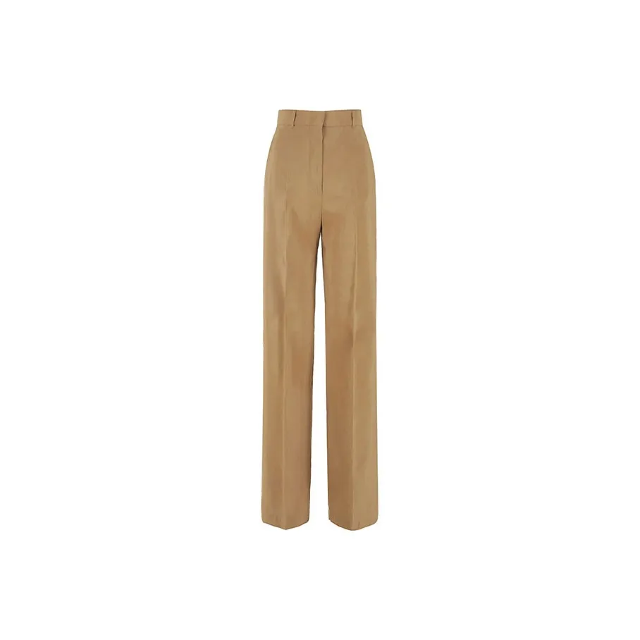 MaxMara Studio Верблюжий Женские Повседневные Брюки