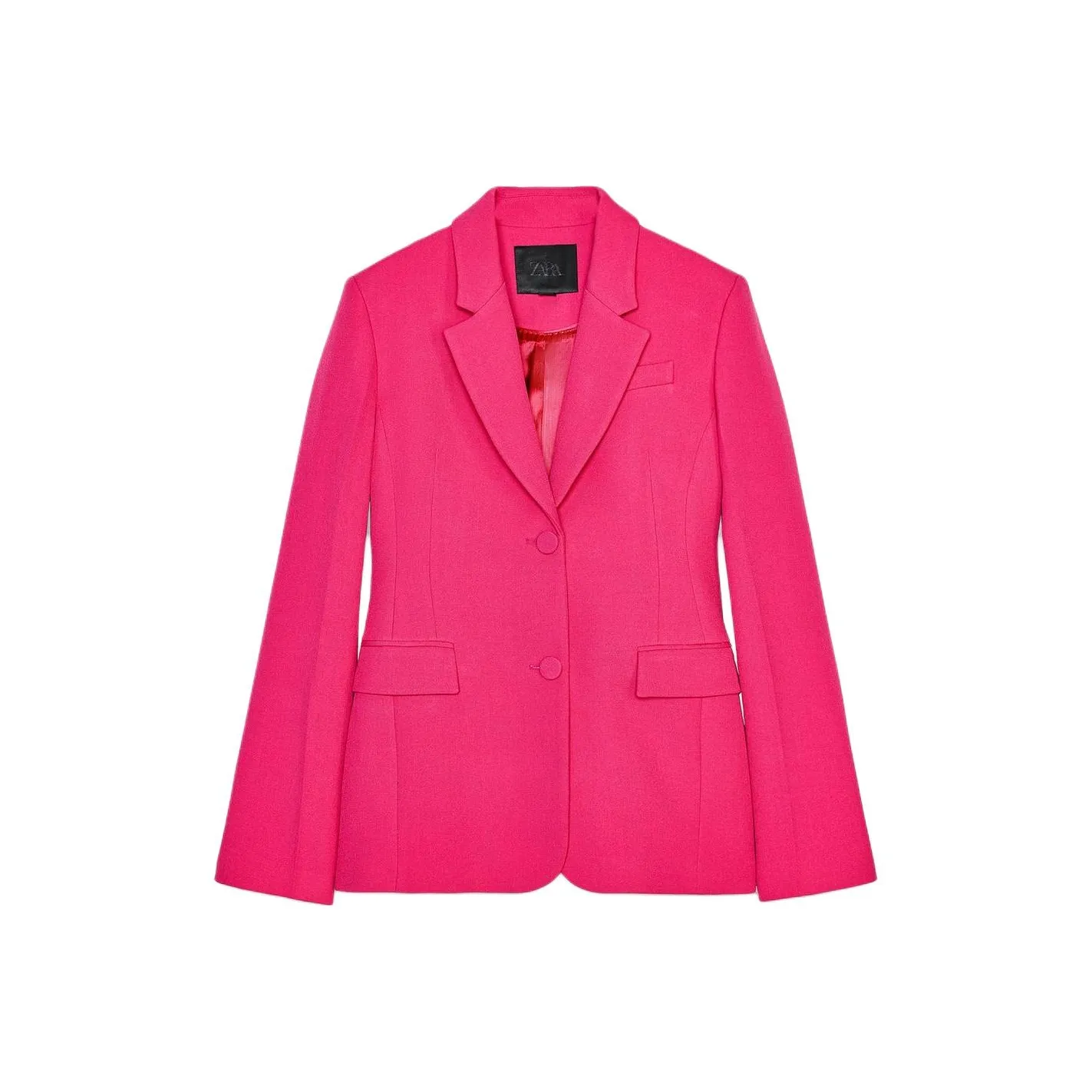 ZARA ZW Series Business Suit Women's Dark Purple Red