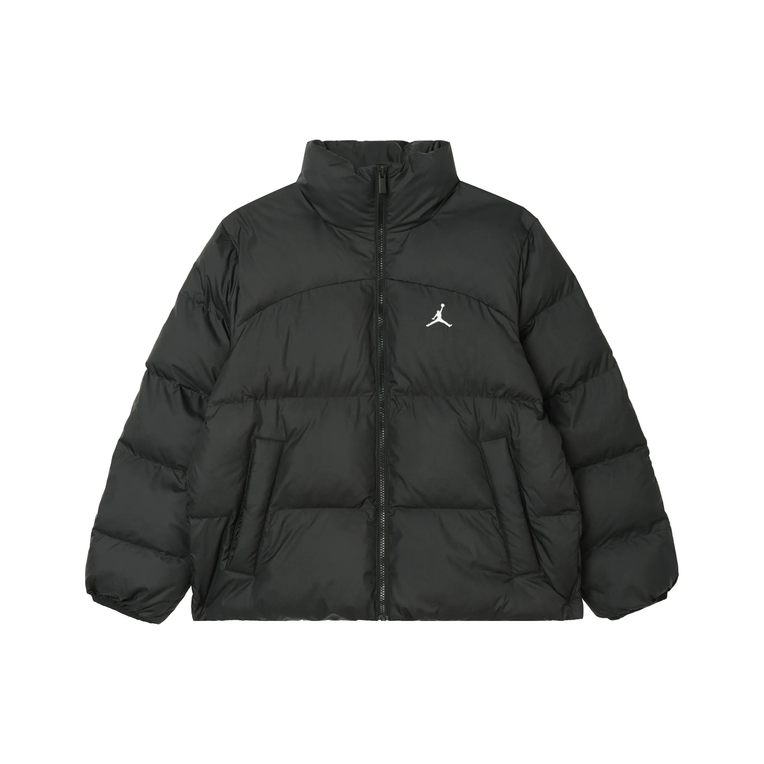 JORDAN Puffer Jackets Women's Black/White