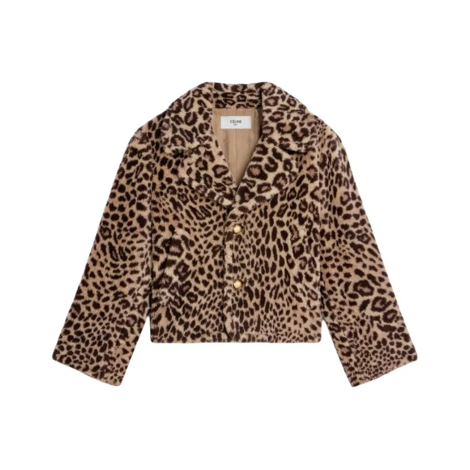 SOON FLOWER Coat Womens Black Gray