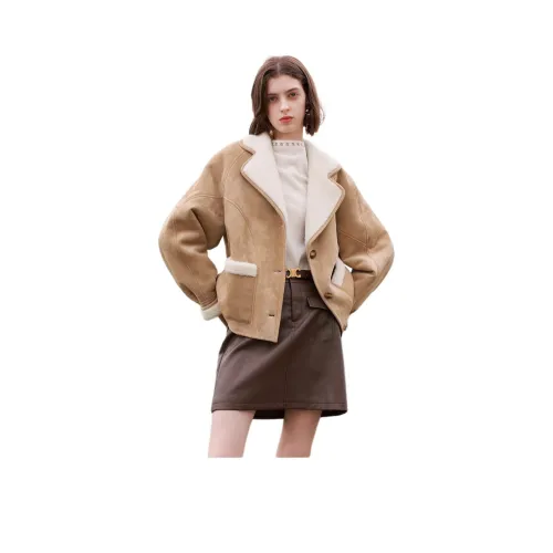 3COLOUR Хаки Женские Бархатные Куртки