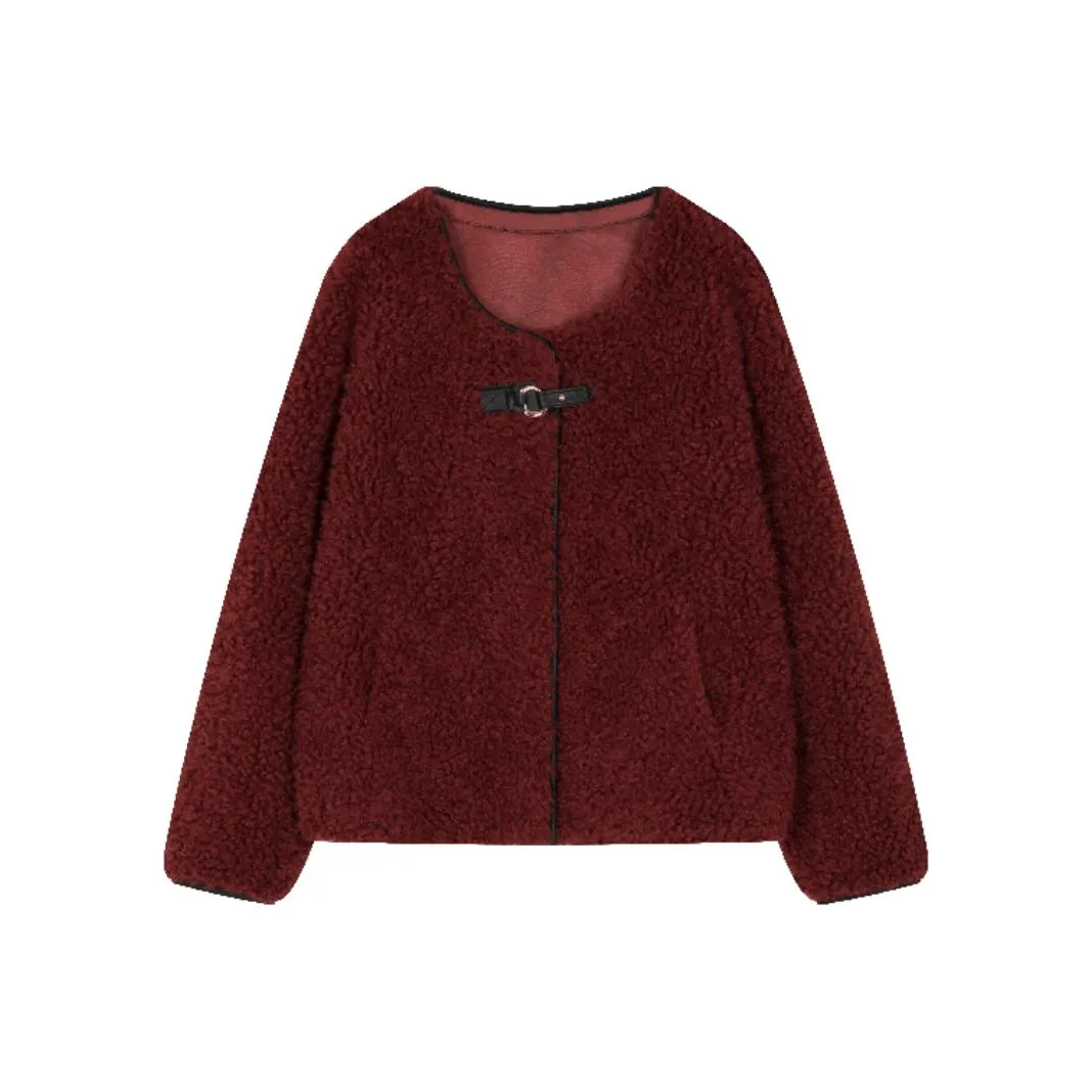 XWI Velvet Feel Пальто Женское Red