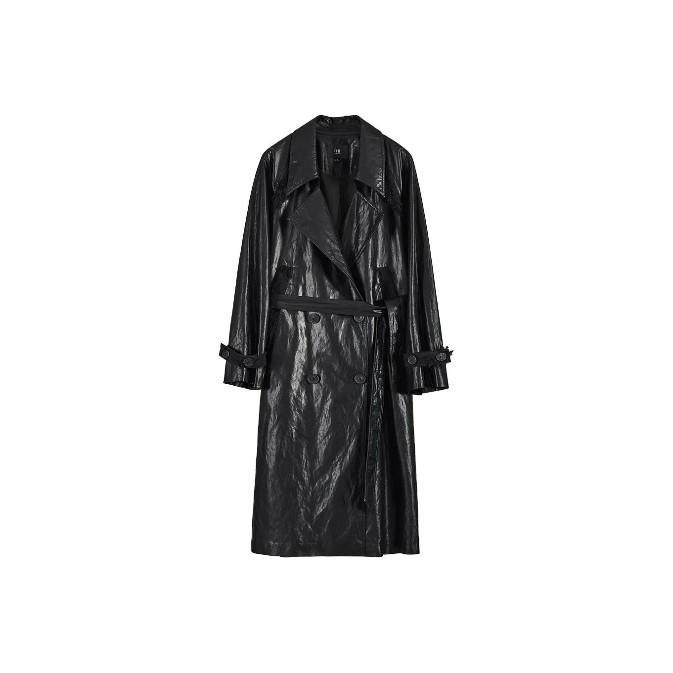 Rizhuo Тренчкот Женский Stealth Черный