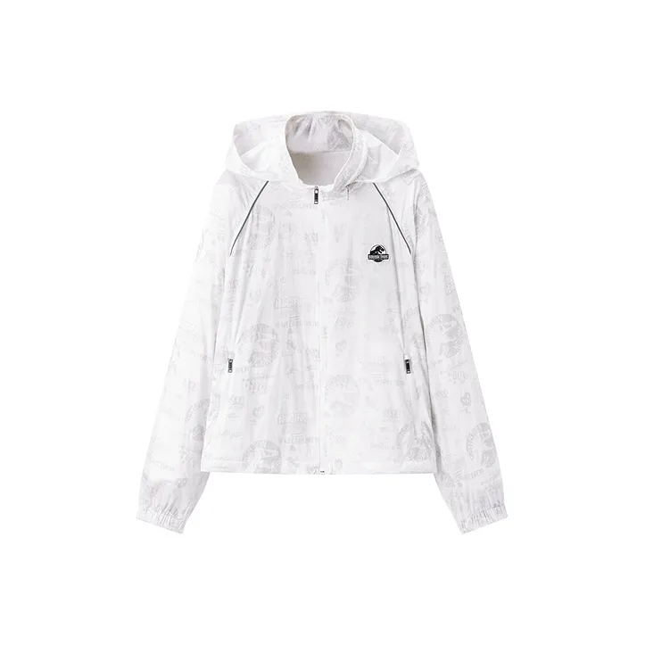 PEACEBIRD Sun Protection Clothing Women's White Pattern