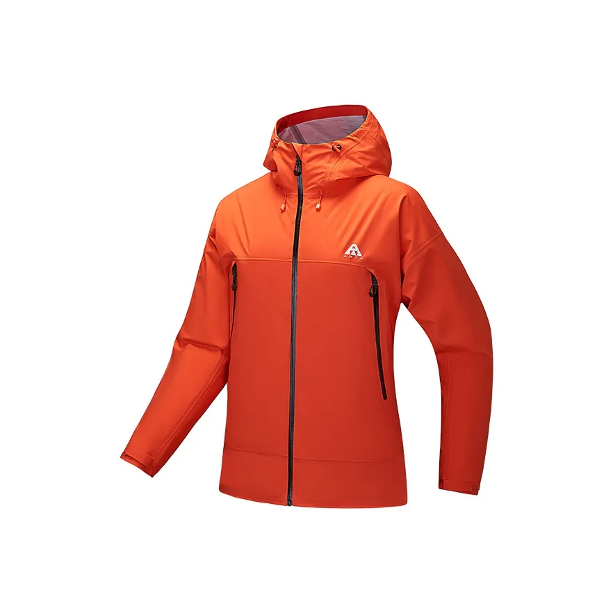 ANTA Outdoor Collection Дышащая и Износостойкая Ветровка Женская Пламя Оранжевый Красный