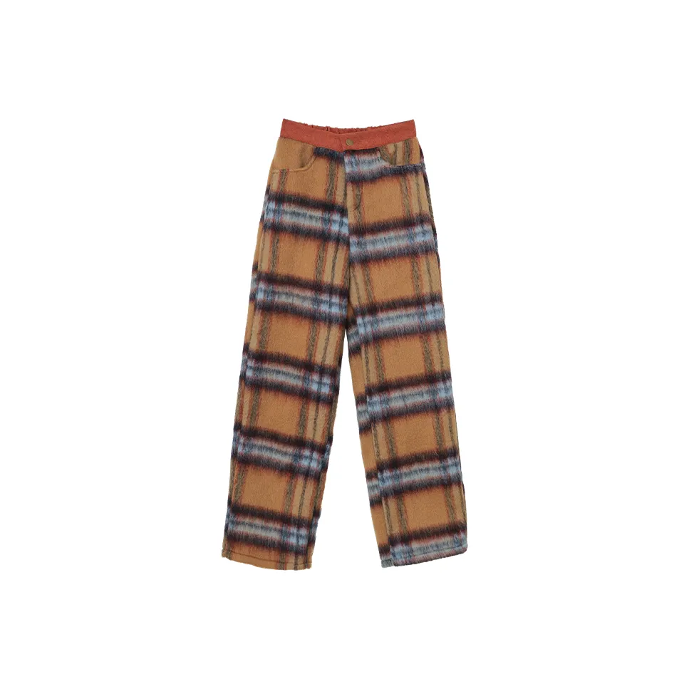 EIDM Casual Pants Women's Plaid