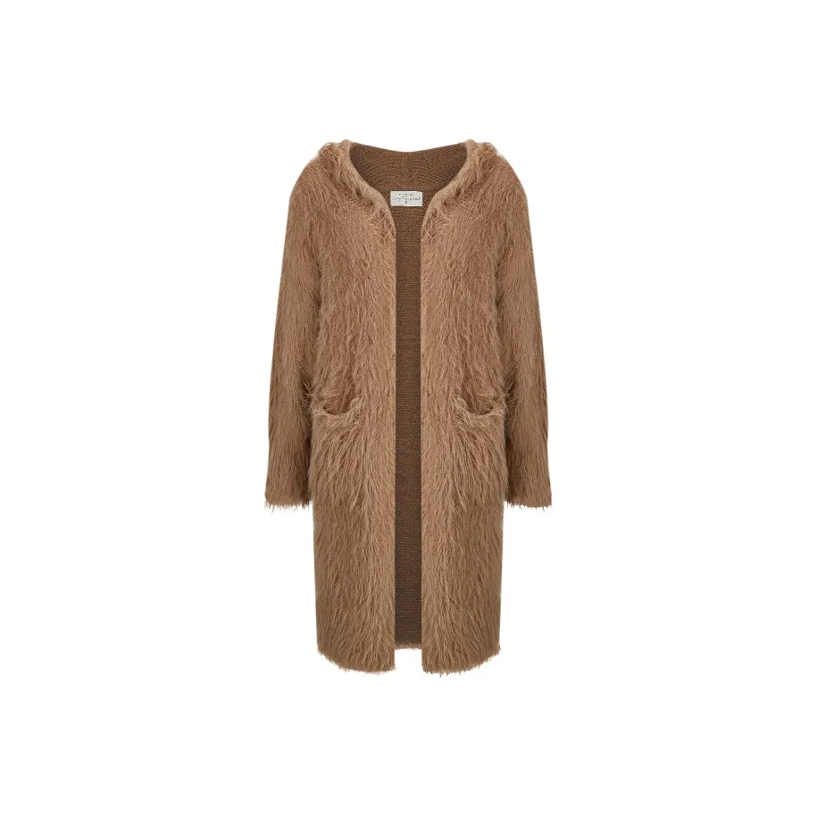 Girly Fancy Club Пальто Женское Коричневое