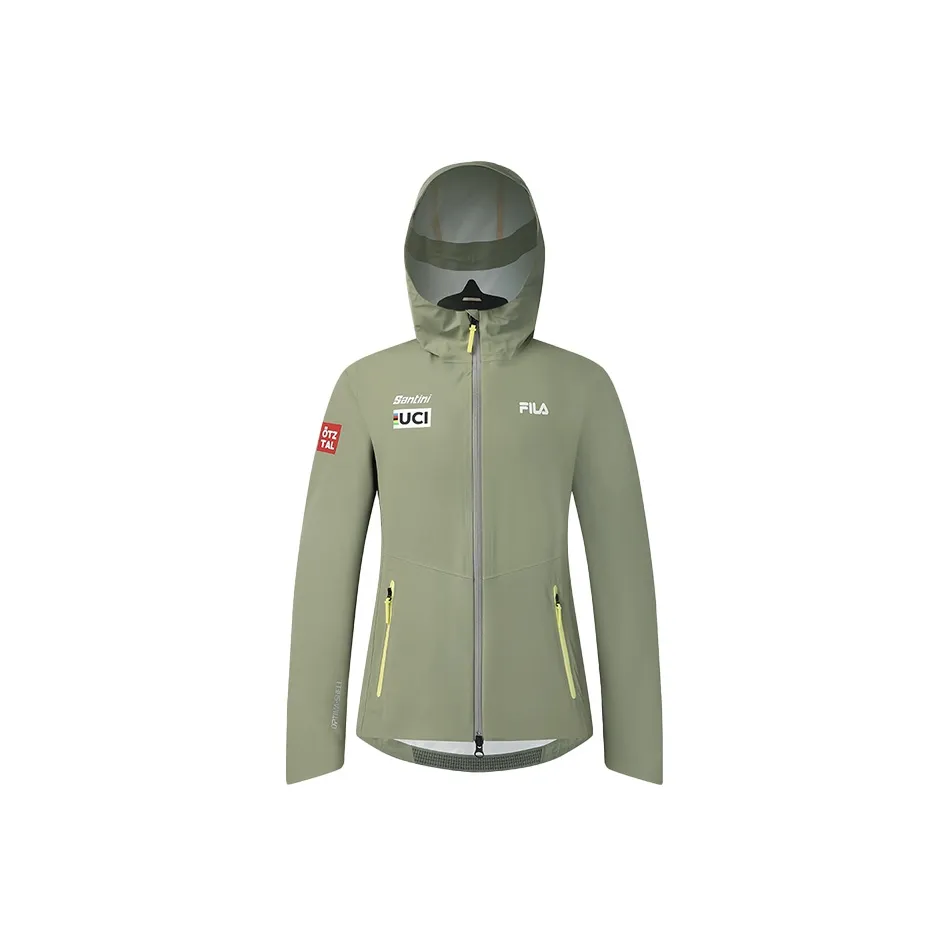 FILA Велоспорт Водонепроницаемый Ветрозащитный And Быстросохнущий Ветровка Женские