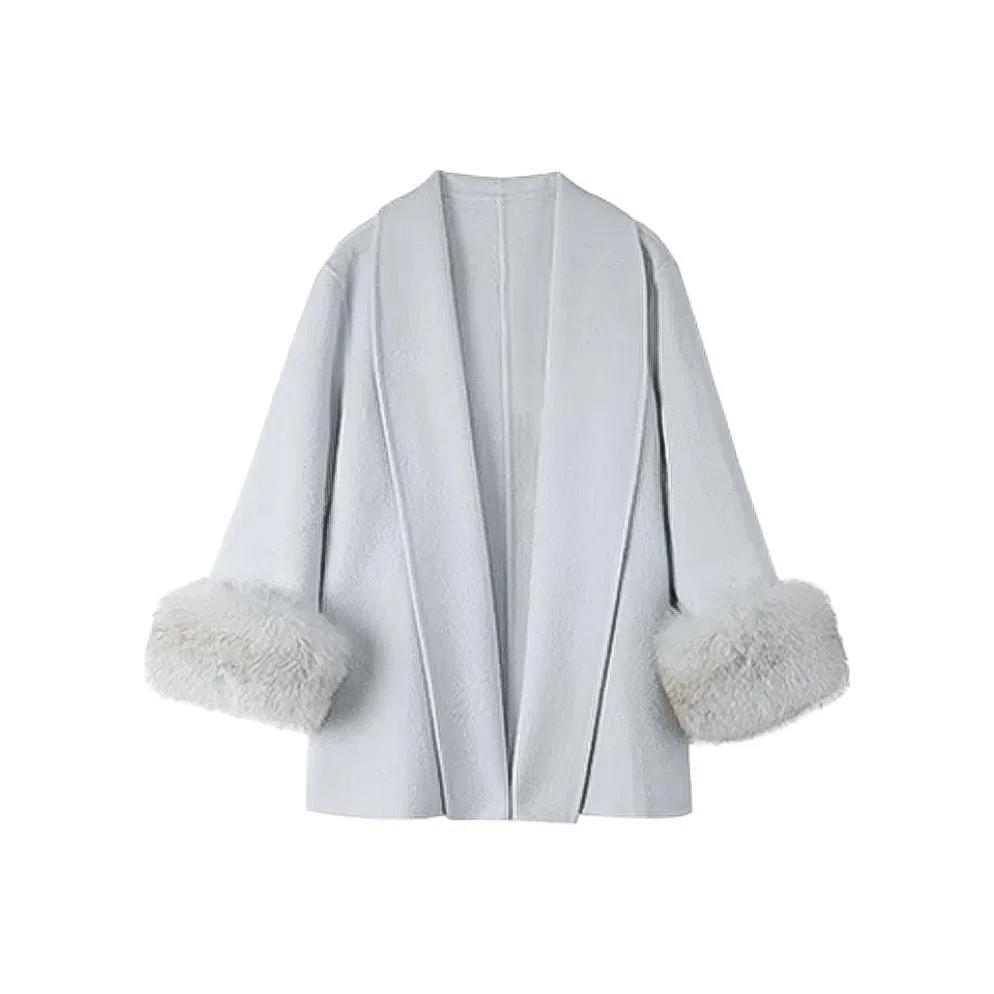 ACAINES Ледяной синий Женское пальто