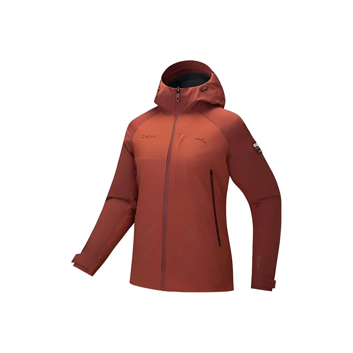 ANTA Variety Тренировки Коллекция Водонепроницаемая Ветровка Женская Кленовый Глазурь Апельсин Ржаво-красный
