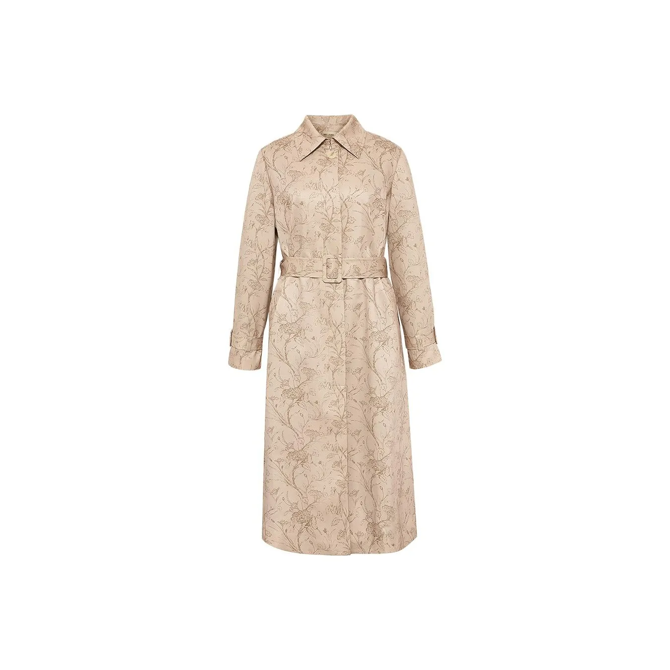 BBLLUUEE Тренчкот Женские Элегантный CAMEL