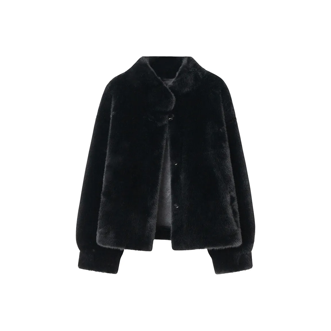 SOON FLOWER Черный Женские Меховые изделия