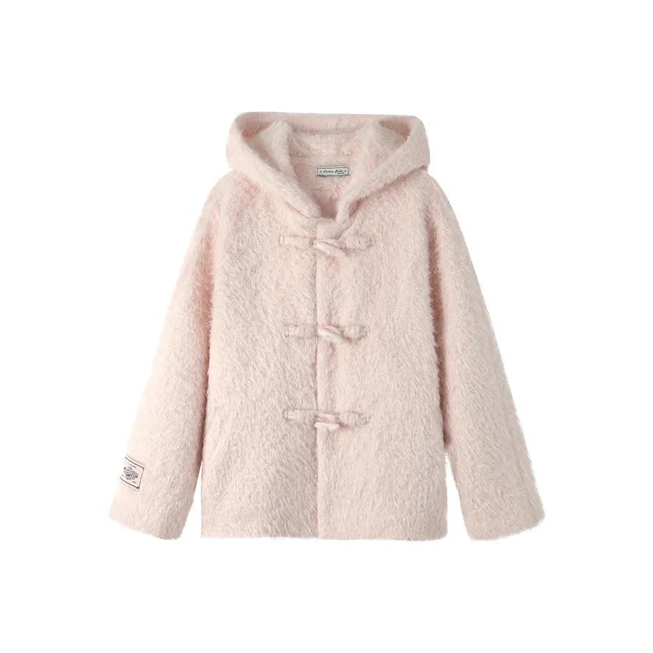 ACAINES Пальто Женское Светло-Розовое