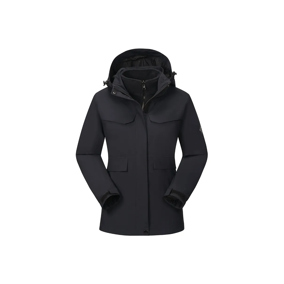 Tectop Windbreaker Jacket Women's Classic Black