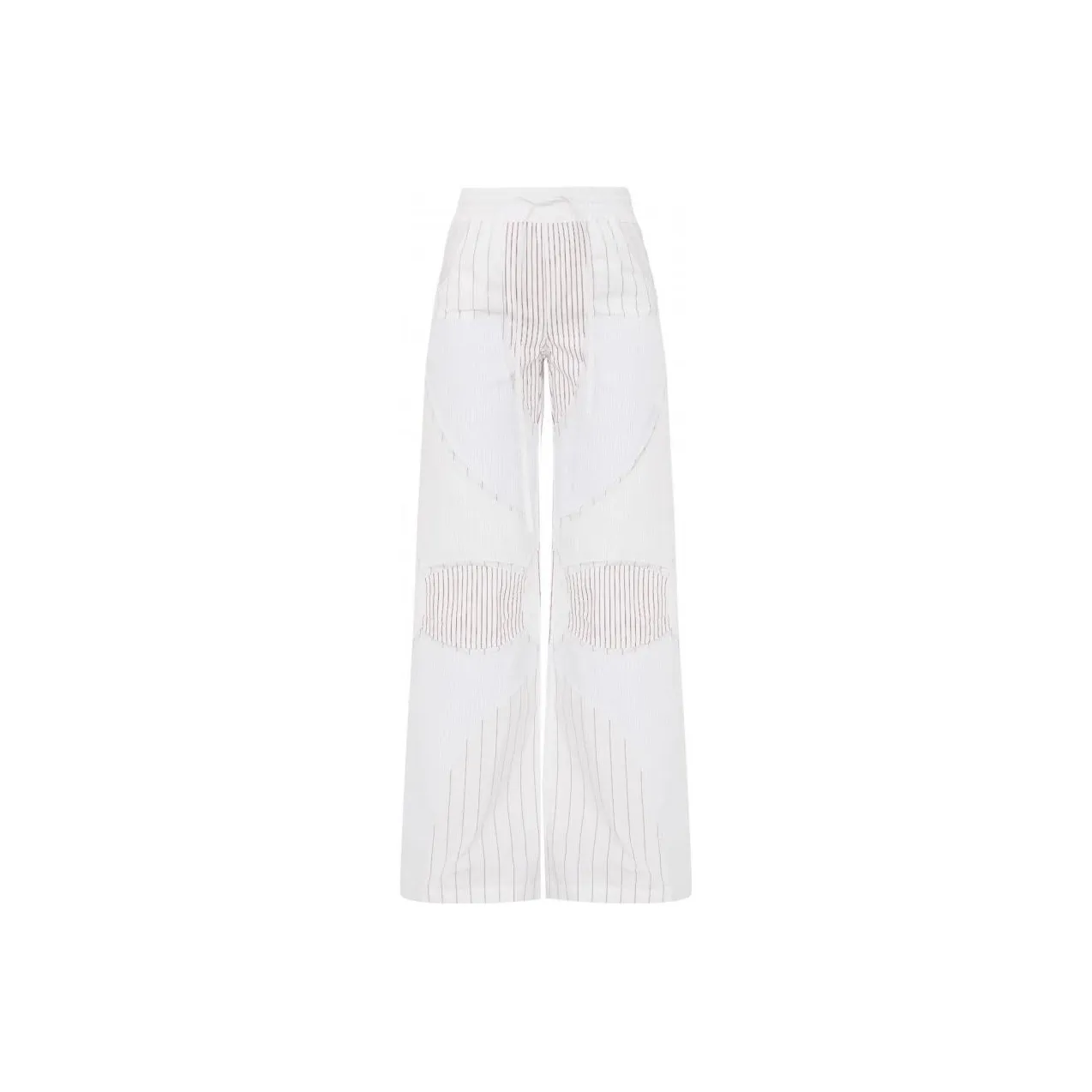 OFF-WHITE Stripe Detailed Wide Leg Trousers