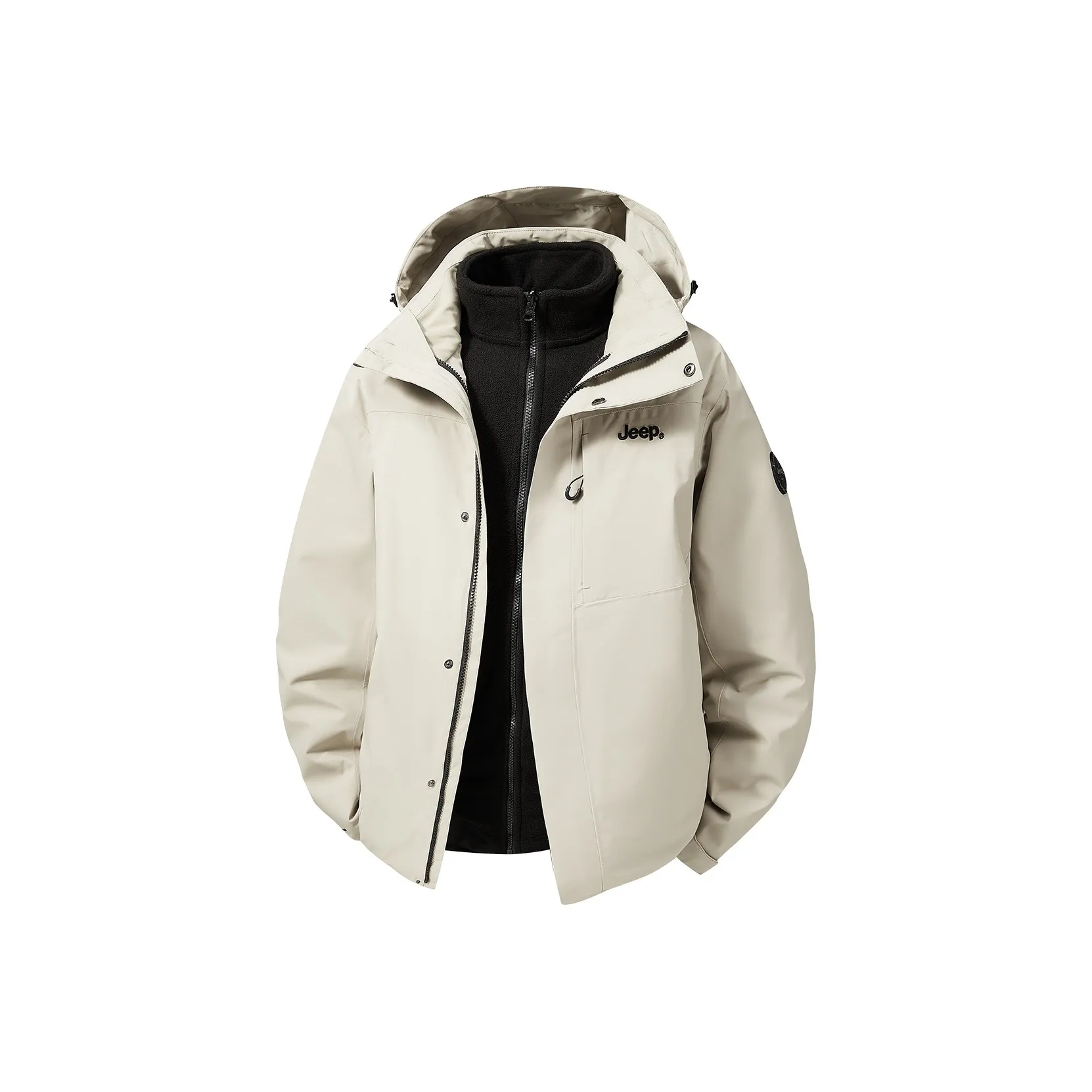 JEEP Outdoor Luxury Collection Офис Повседневный Поход Водонепроницаемый и Ветрозащитный Ветровка Унисекс