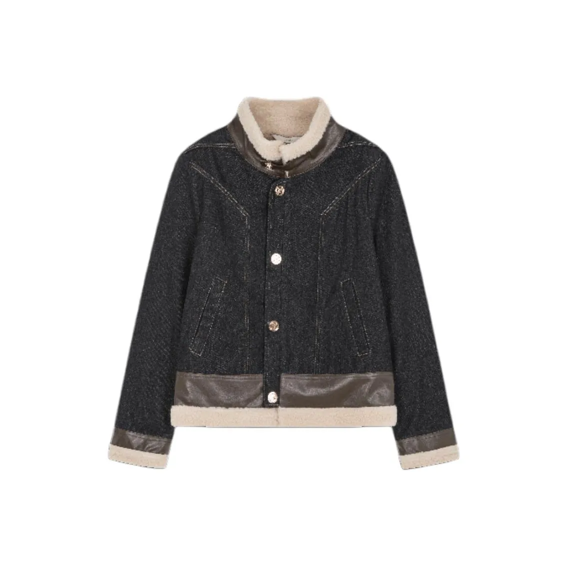 XWI Denim Jacket Женская Темно-Джинсовый Синий