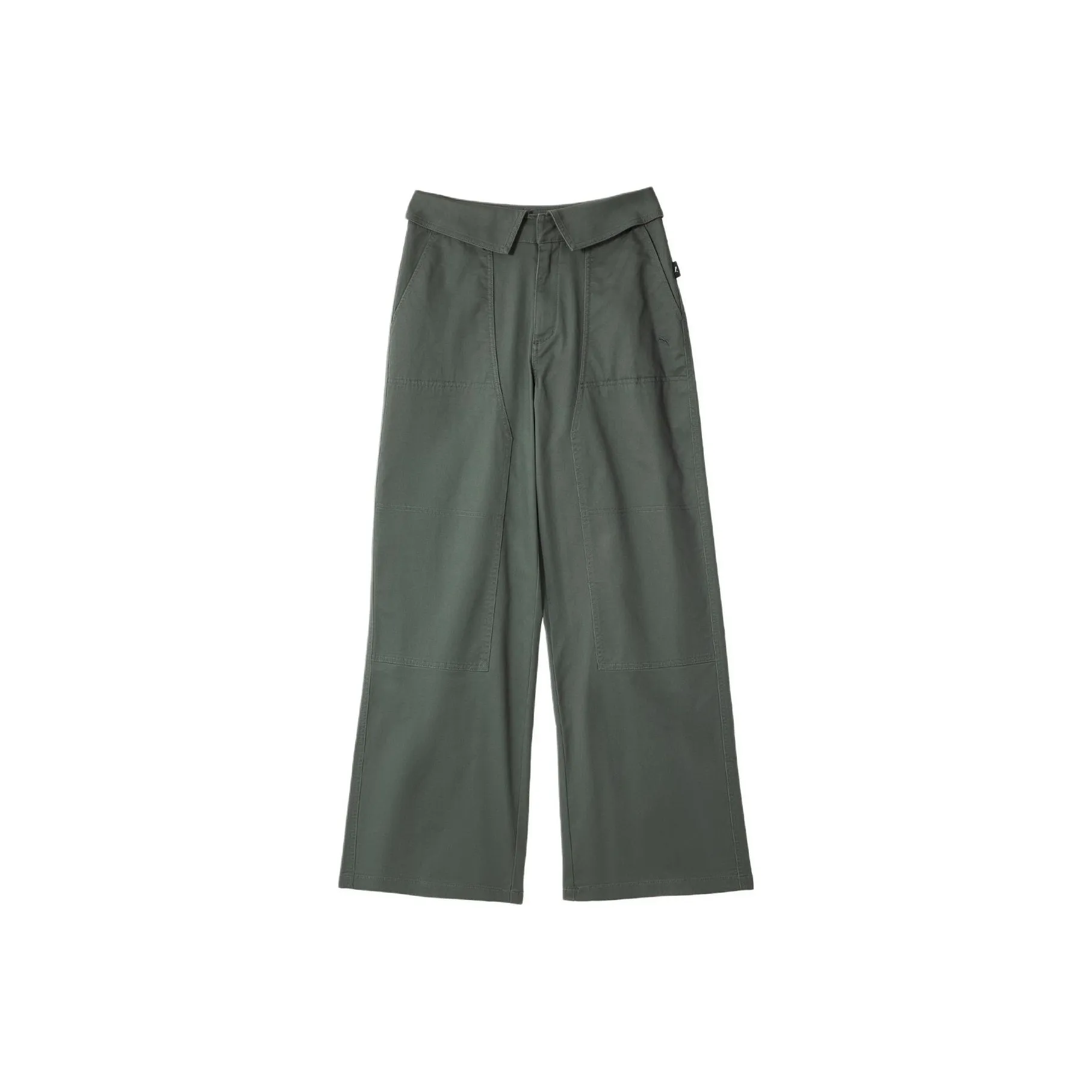 PUMA D Ткани вязаные Повседневные брюки Женские Минеральный серый