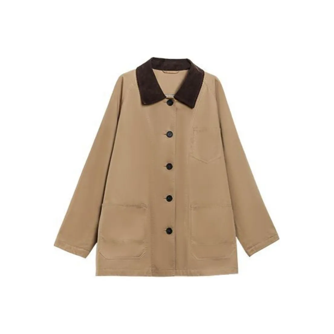 DEAR DEER PUFF Тренчкот Женский Хаки