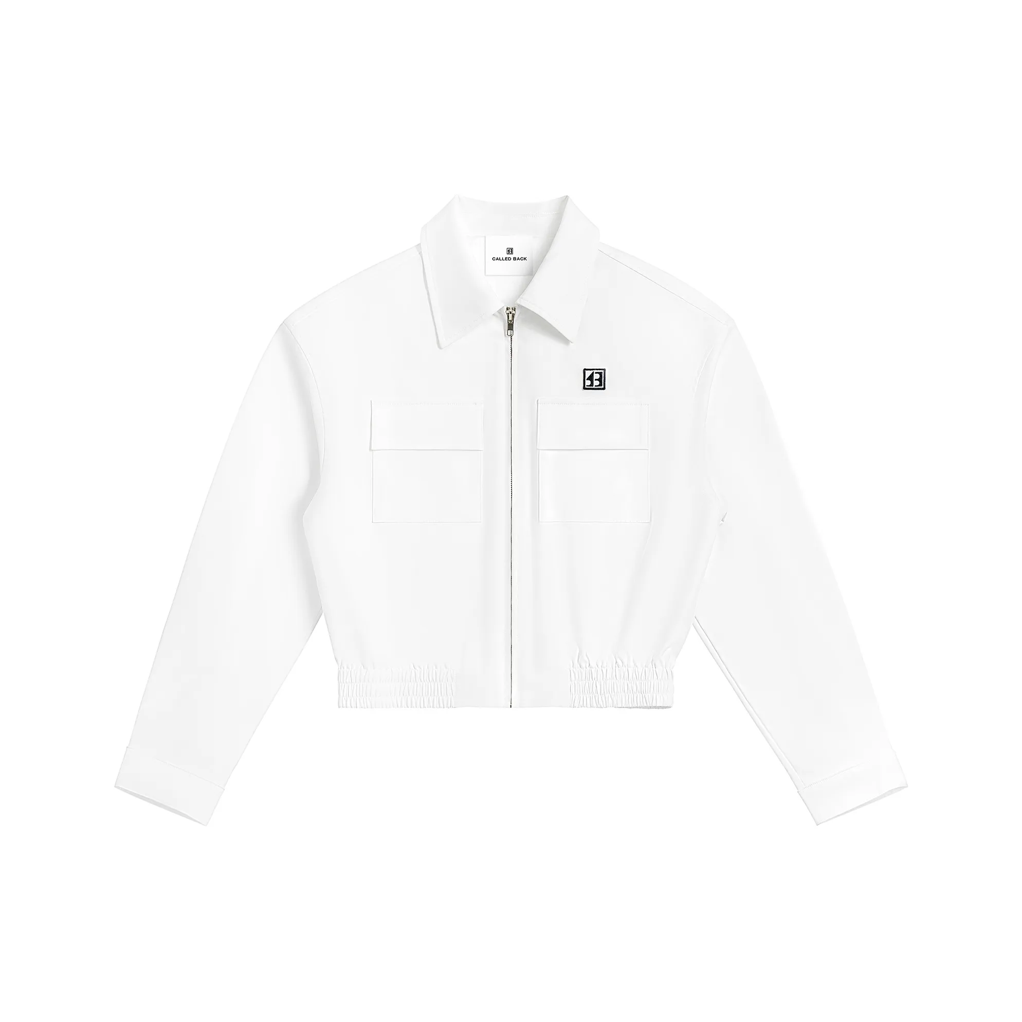 CALLED BACK Cropped Coats Women's White