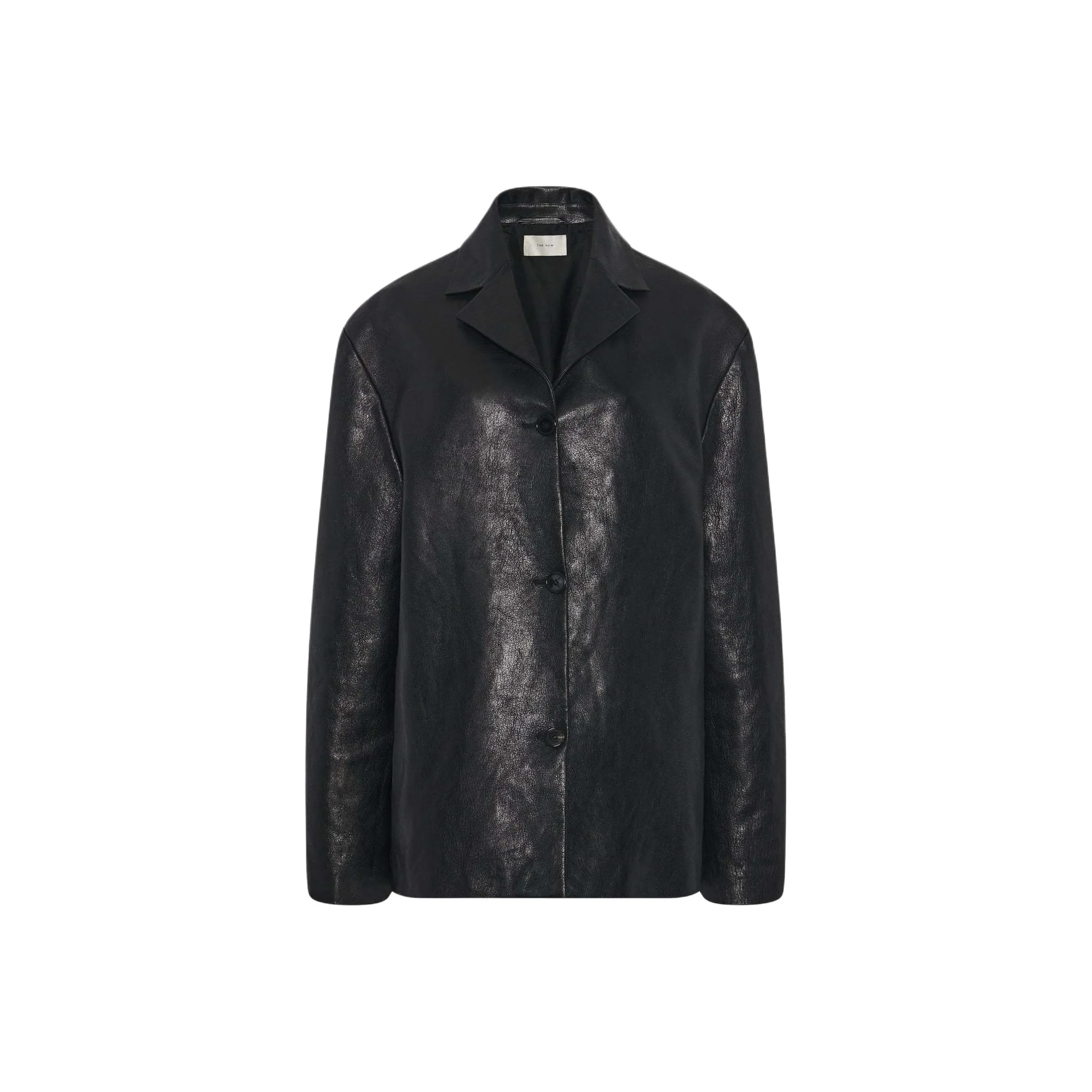 THE ROW Fabian Long Sleeved Leather Jacket