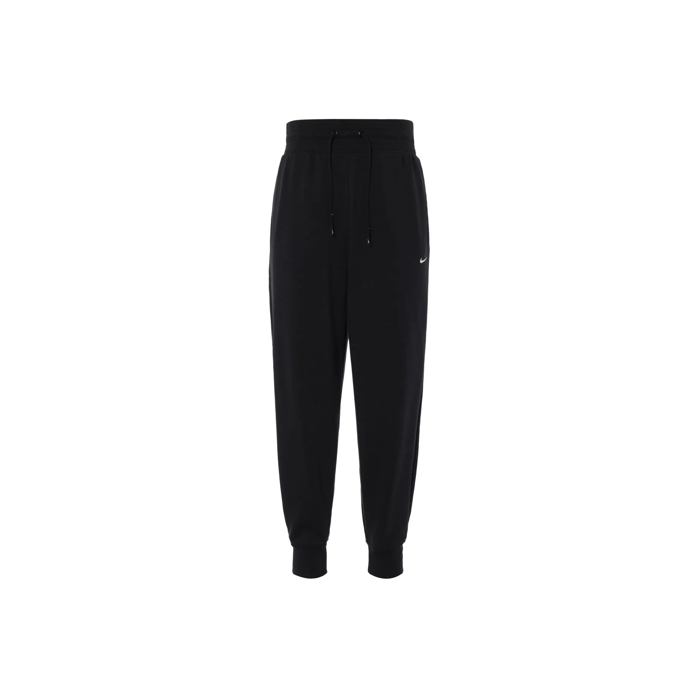 Nike Dri FIT One Women's High Waisted 7/8 French Terry Joggers Black