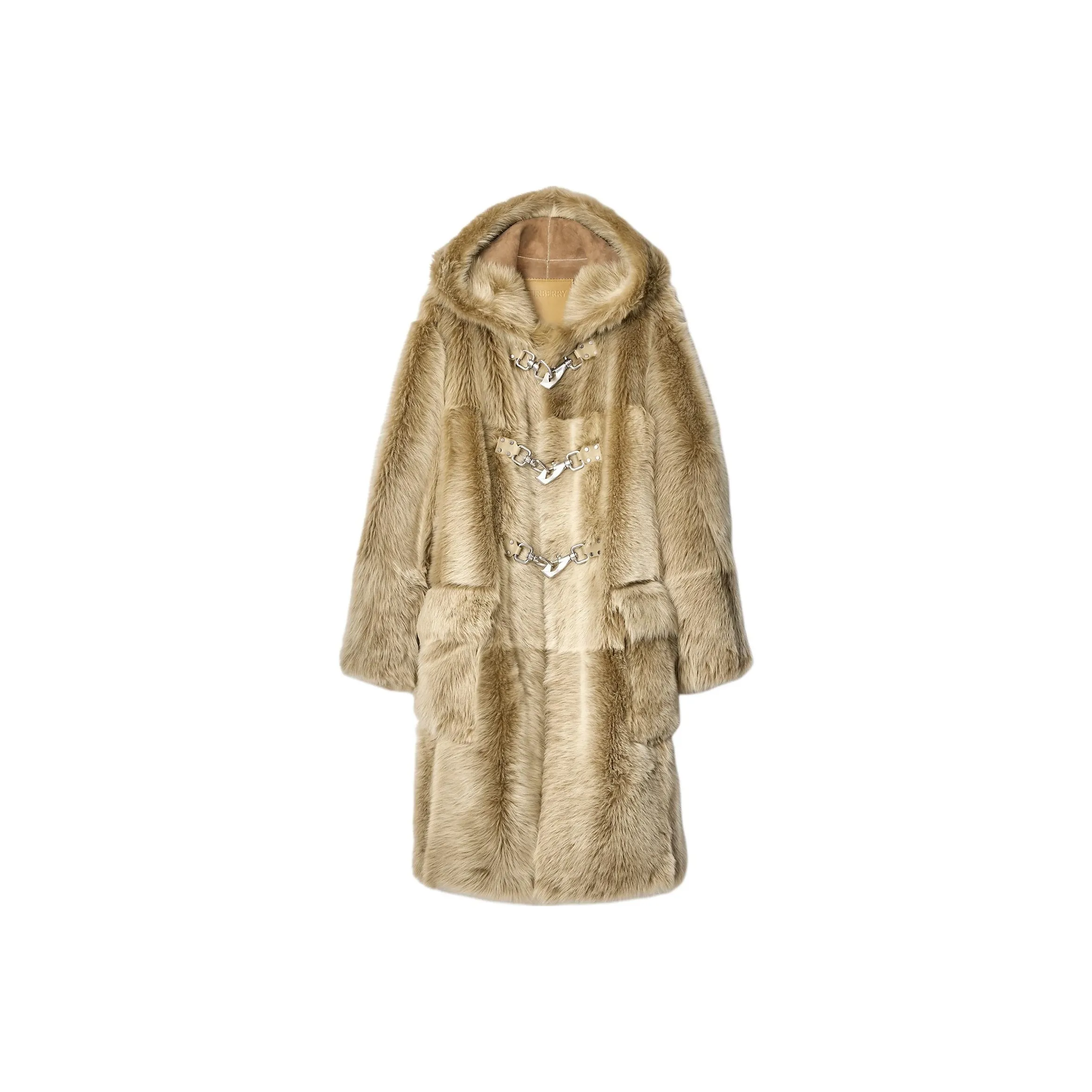 Burberry FW24 Coat Women's Beechwood Color
