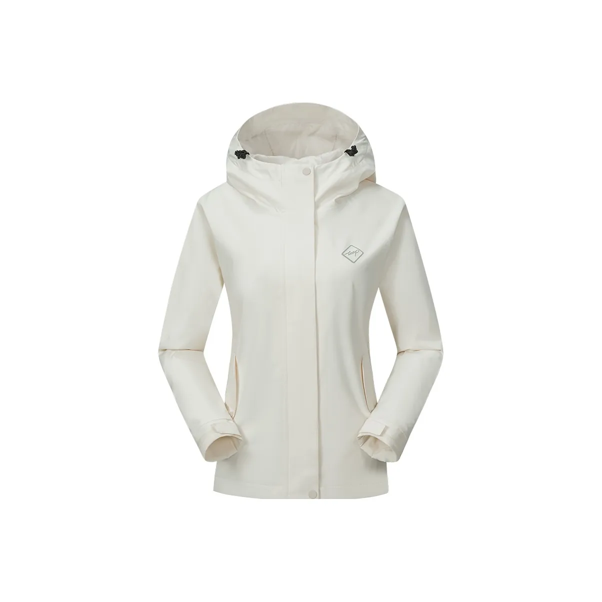 Tectop Waterproof And Windproof To Keep Warm Windbreaker Jacket Women's Fragrant Moon White