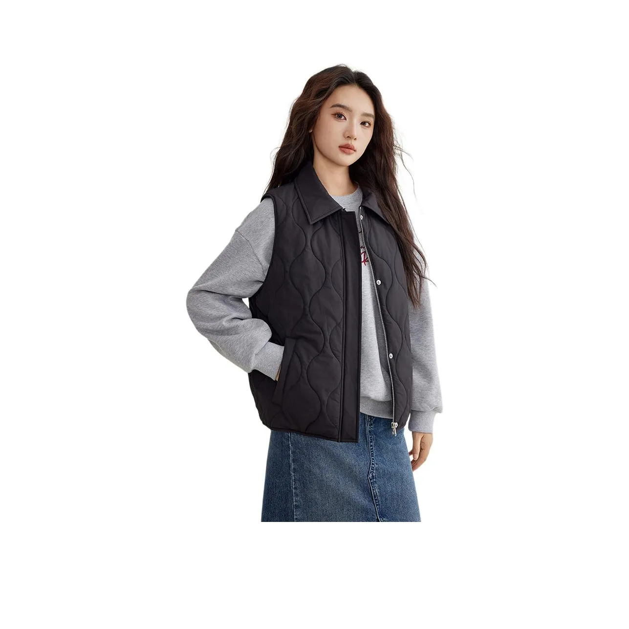 A21 Черные Женские Жилеты